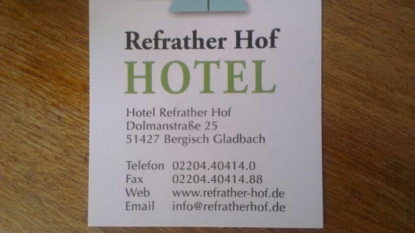 Hotel Refrather Hof ベルギッシュ・グラートバッハ エクステリア 写真